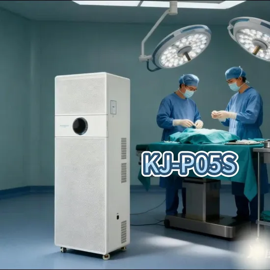 Cadr2000 Movable High-Energy Plasma Air Purifier, HEPA Air Filter for Lab, ODM OEM Air Sterilizer Factory, China Industrial Air Cleaner Supplier, Kj-P05s